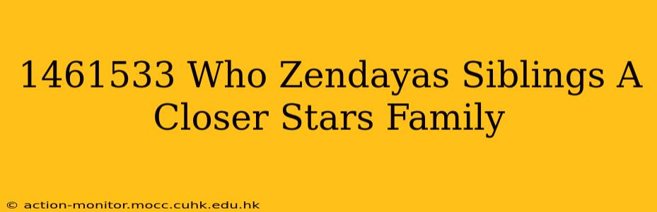 1461533 Who Zendayas Siblings A Closer Stars Family