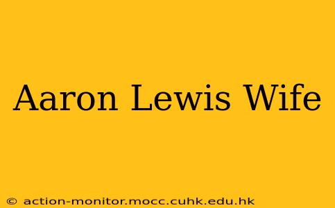 Aaron Lewis Wife