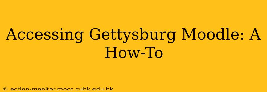 Accessing Gettysburg Moodle: A How-To