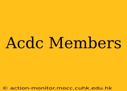 Acdc Members