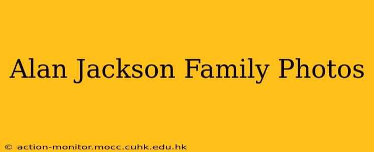 Alan Jackson Family Photos