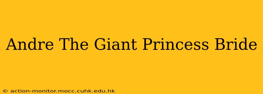Andre The Giant Princess Bride