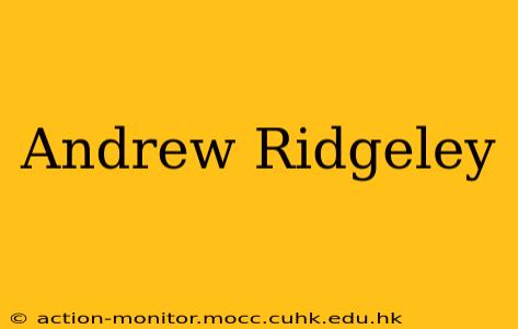 Andrew Ridgeley