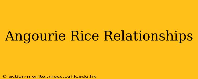 Angourie Rice Relationships