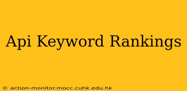 Api Keyword Rankings