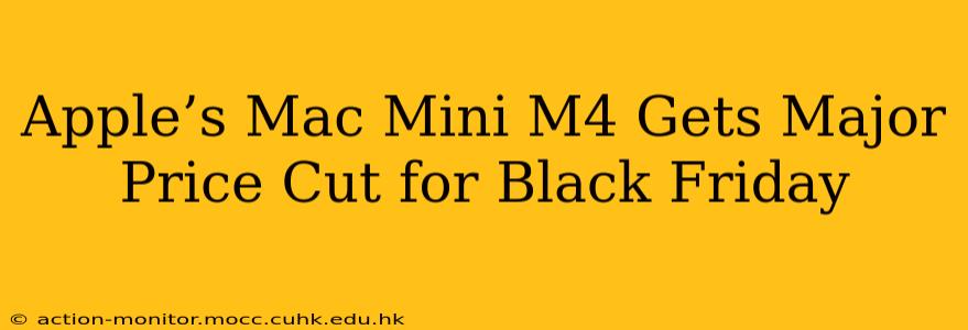 Apple’s Mac Mini M4 Gets Major Price Cut for Black Friday
