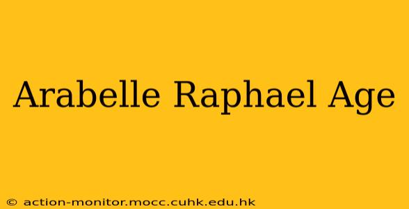 Arabelle Raphael Age
