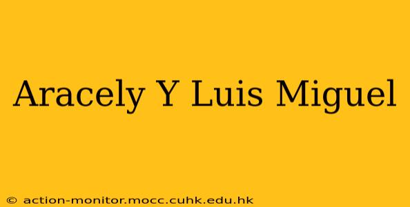 Aracely Y Luis Miguel