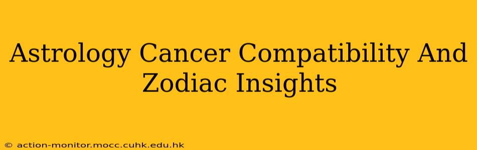 Astrology Cancer Compatibility And Zodiac Insights