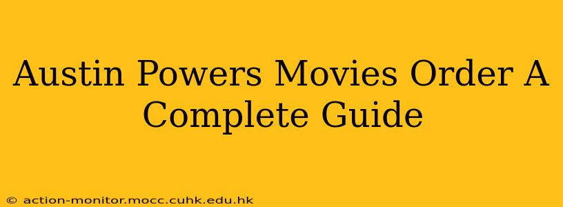 Austin Powers Movies Order A Complete Guide