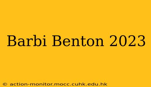 Barbi Benton 2023