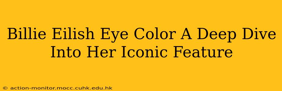 Billie Eilish Eye Color A Deep Dive Into Her Iconic Feature