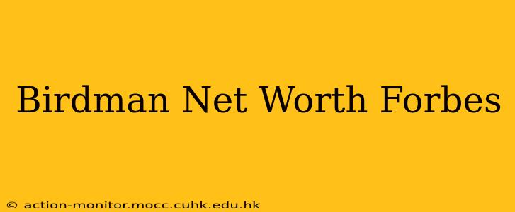 Birdman Net Worth Forbes