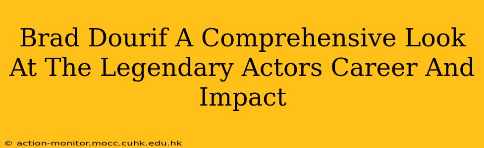 Brad Dourif A Comprehensive Look At The Legendary Actors Career And Impact