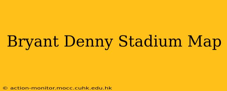 Bryant Denny Stadium Map