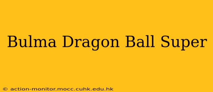 Bulma Dragon Ball Super