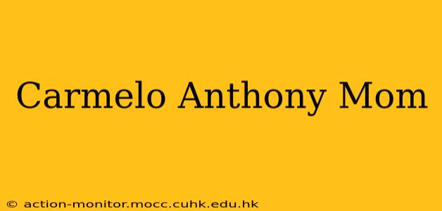 Carmelo Anthony Mom
