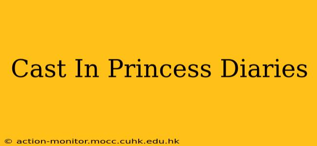 Cast In Princess Diaries
