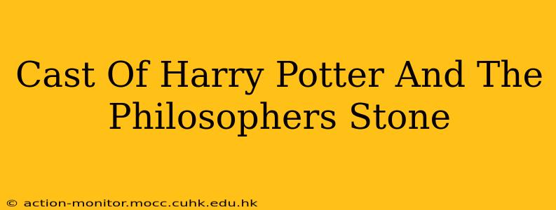 Cast Of Harry Potter And The Philosophers Stone