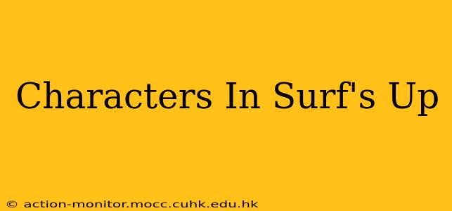 Characters In Surf's Up