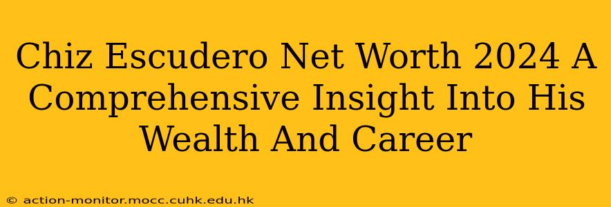 Chiz Escudero Net Worth 2024 A Comprehensive Insight Into His Wealth And Career