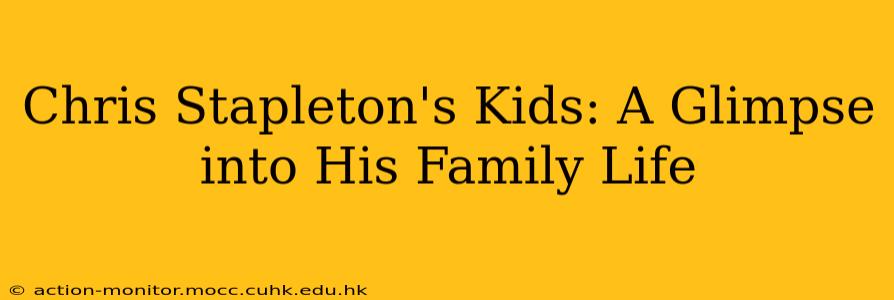 Chris Stapleton's Kids: A Glimpse into His Family Life