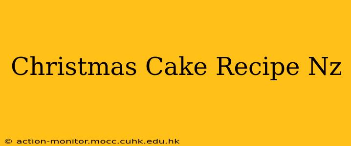 Christmas Cake Recipe Nz