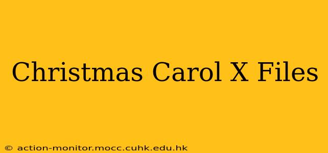 Christmas Carol X Files