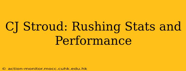 CJ Stroud: Rushing Stats and Performance