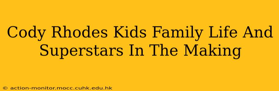 Cody Rhodes Kids Family Life And Superstars In The Making