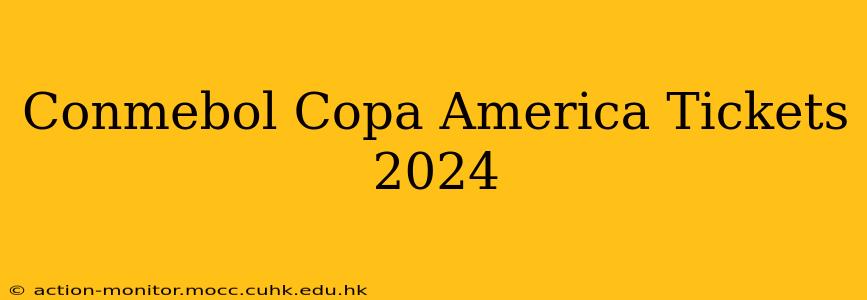 Conmebol Copa America Tickets 2024
