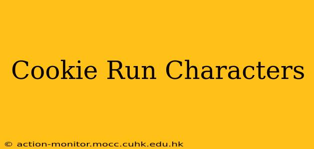 Cookie Run Characters