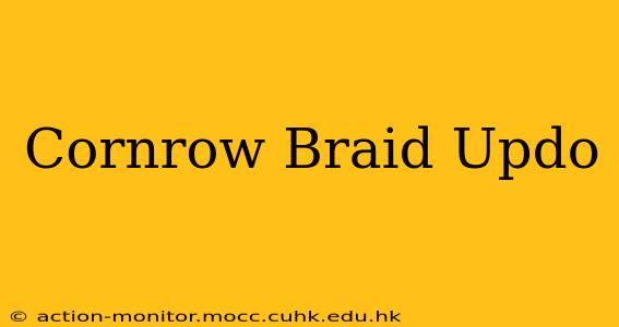 Cornrow Braid Updo