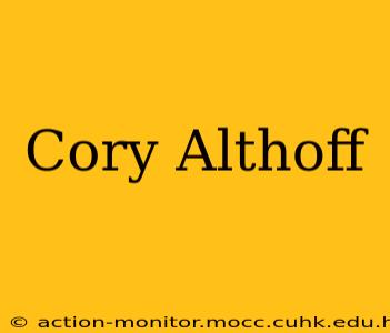 Cory Althoff