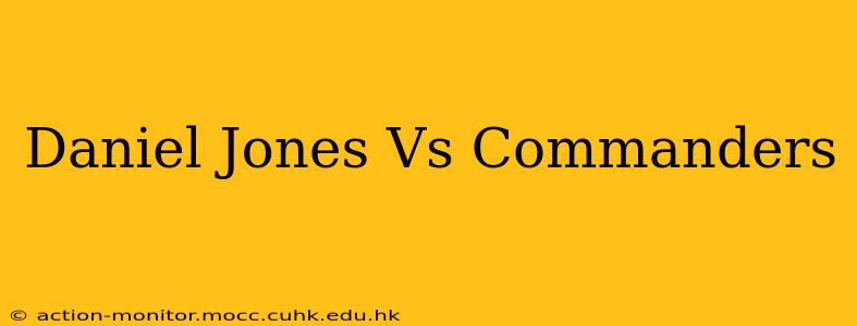 Daniel Jones Vs Commanders