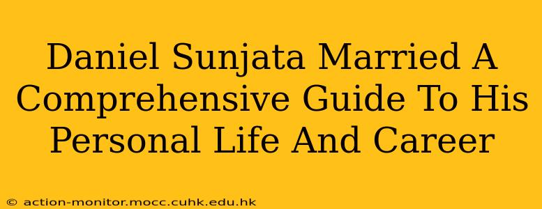 Daniel Sunjata Married A Comprehensive Guide To His Personal Life And Career