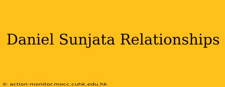 Daniel Sunjata Relationships