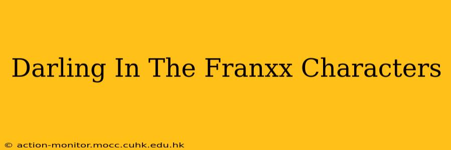 Darling In The Franxx Characters