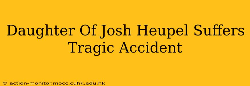 Daughter Of Josh Heupel Suffers Tragic Accident
