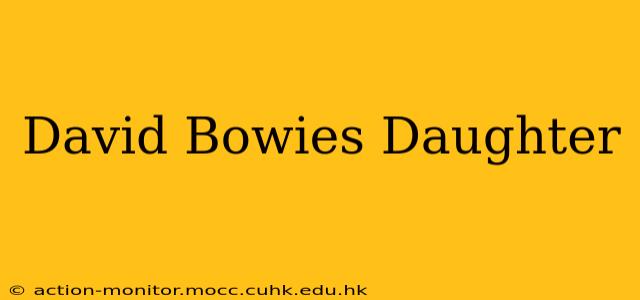 David Bowies Daughter