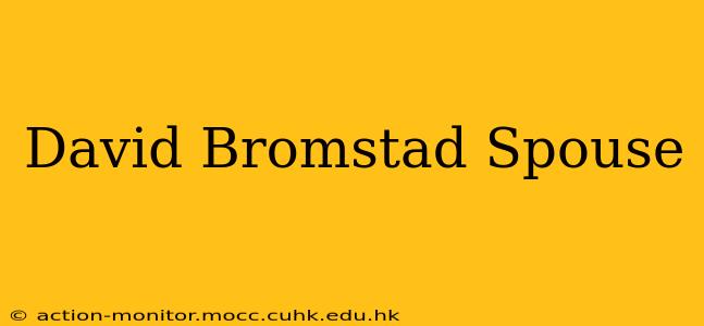 David Bromstad Spouse