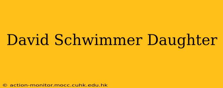 David Schwimmer Daughter