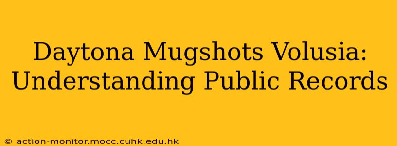 Daytona Mugshots Volusia: Understanding Public Records
