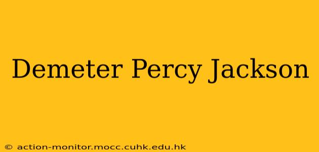Demeter Percy Jackson