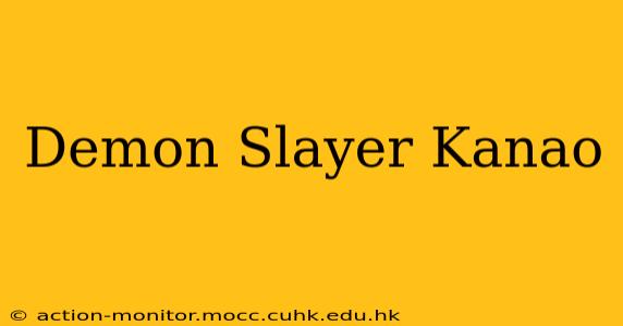 Demon Slayer Kanao