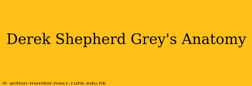 Derek Shepherd Grey's Anatomy