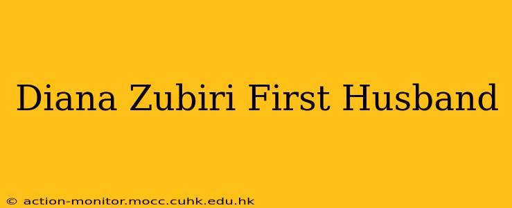 Diana Zubiri First Husband