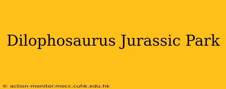 Dilophosaurus Jurassic Park
