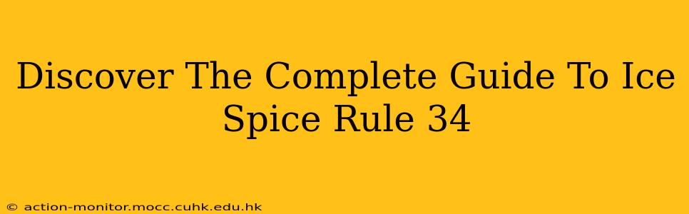 Discover The Complete Guide To Ice Spice Rule 34