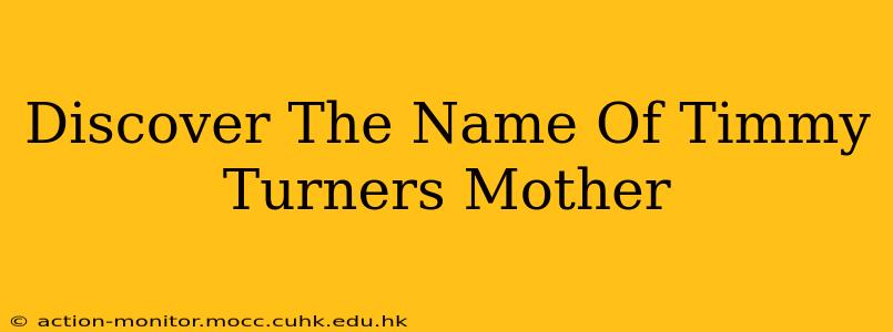 Discover The Name Of Timmy Turners Mother